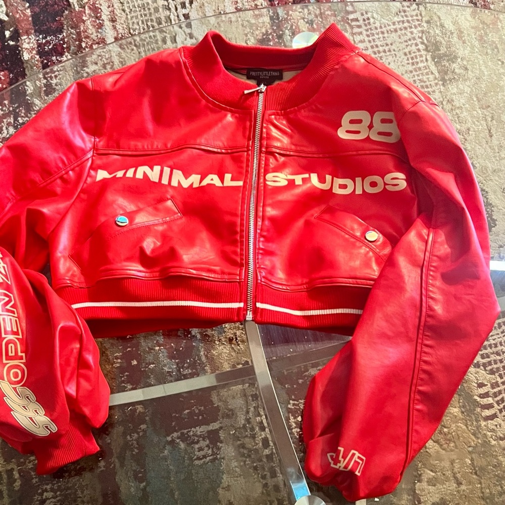 Cropped bomber jacket  from PrettyLittleThing !!